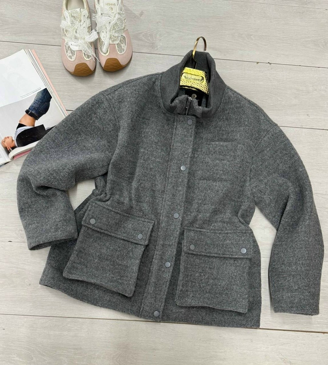 куртка демисезонная belek 243682852,стильная куртка,полупальто,куртка,легкая куртка