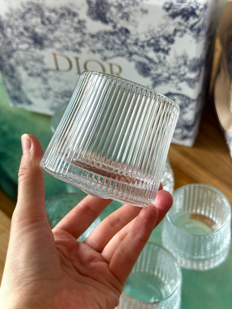 стаканы диор,dior набор,подарочный набор диор,диор посуда,хрустальные стаканы
