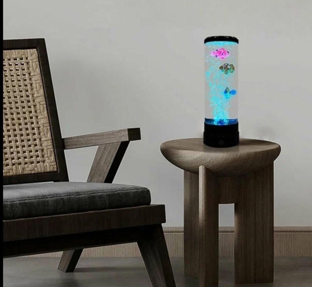 ночник аквариум,светильник с пузырьками,светильник аквариум,мини rgb пузырьковая лампа для рыбы,пузырьковая лампа night light с рыбками