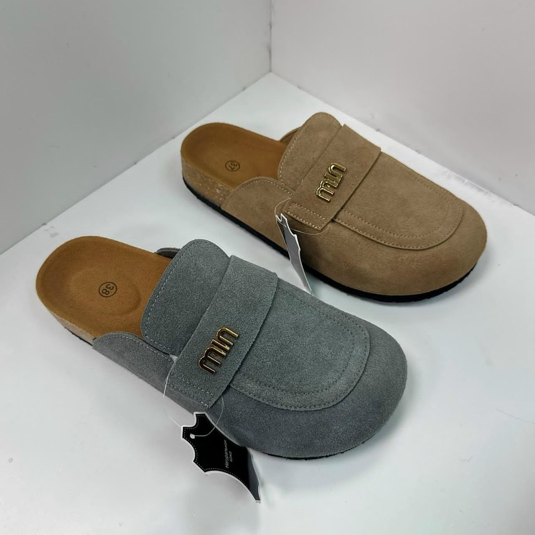 ,мюли сабо,мюли miu miu,сабо замшевые,женские шлепанцы