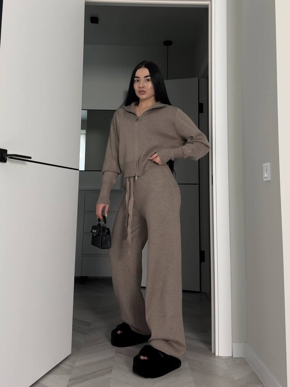 костюм трикотажный,костюм двойка кашемир,трикотажный костюм женский,вязаный костюм,женский вязаный костюм
