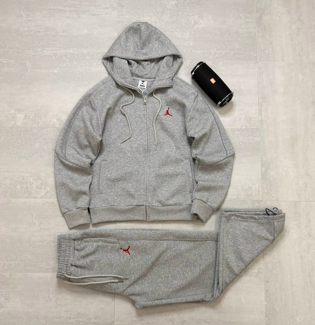 спортивный костюм jordan,мужской костюм на флисе джордан,jordan jumpman fleece sweat suit set grey,спортивный костюм nike jordan серого цвета,серые костюмы джордан мужские найк