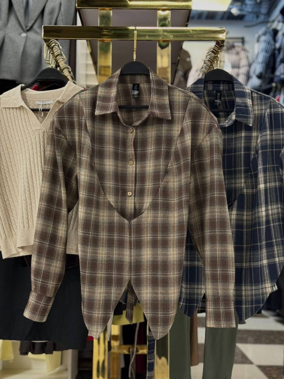 рубашка в клетку,рубашка в клетку оверсайз женская,рубашка,рубашка хлопок