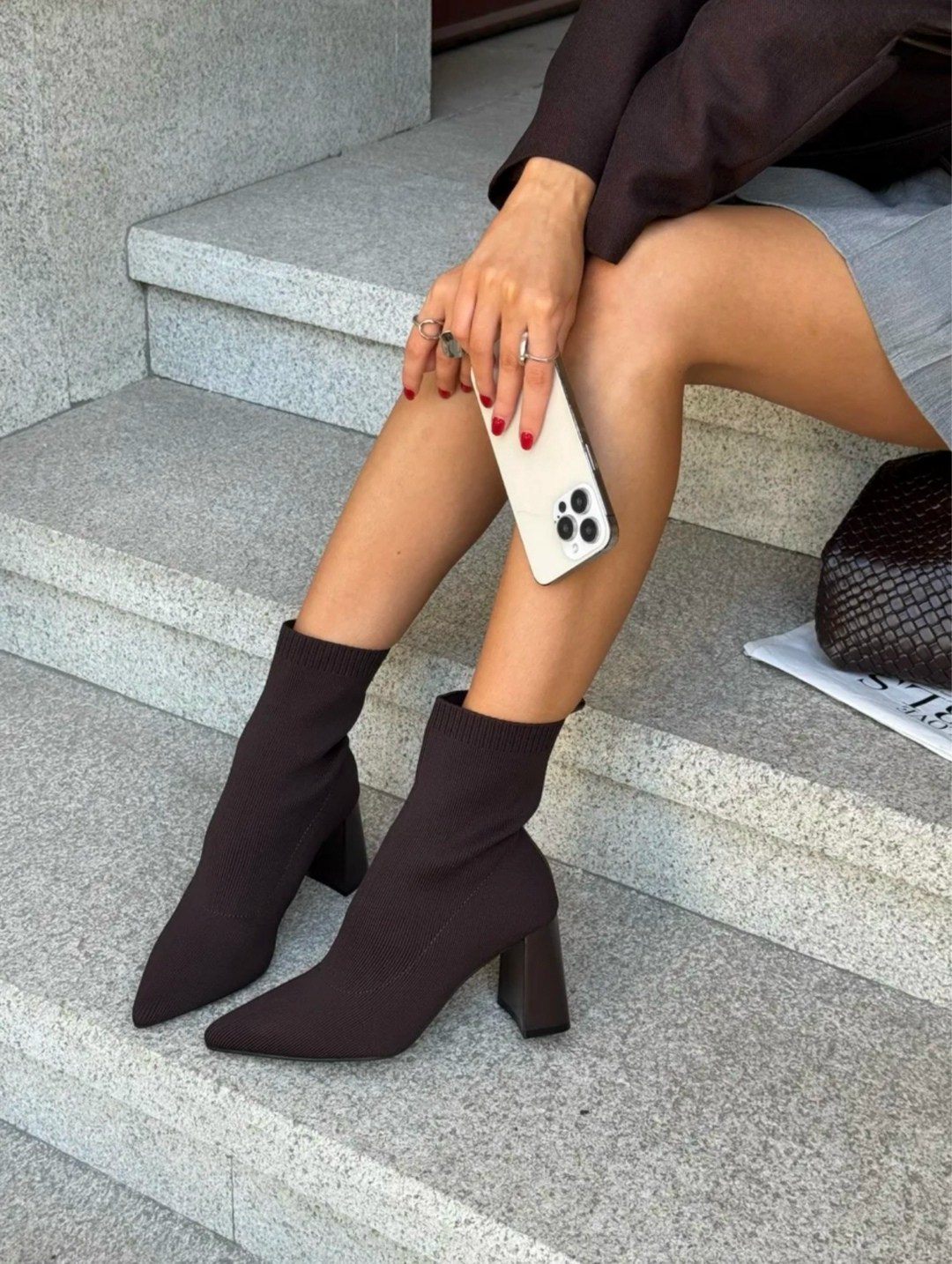 женские ботильоны,ботильоны текстильные демисезонные на каблуке ganza shop,модные ботильоны,ботильоны текстиль,ботильоны на каблуке