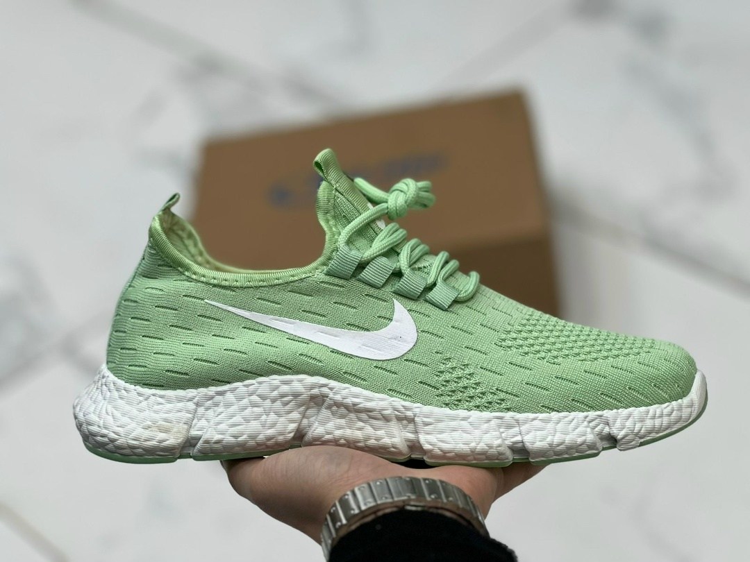 кроссовки,nike roshe run,nike flyknit,green nike,nike roshe