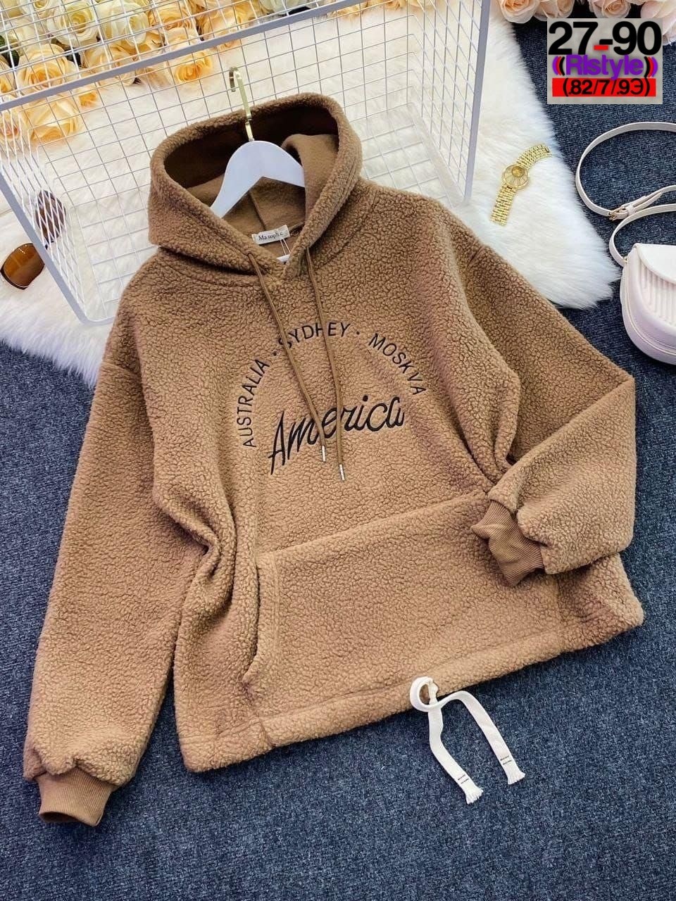 толстовки женская,кофта барашек,свитшот женская,кофта худи,плюшевое худи