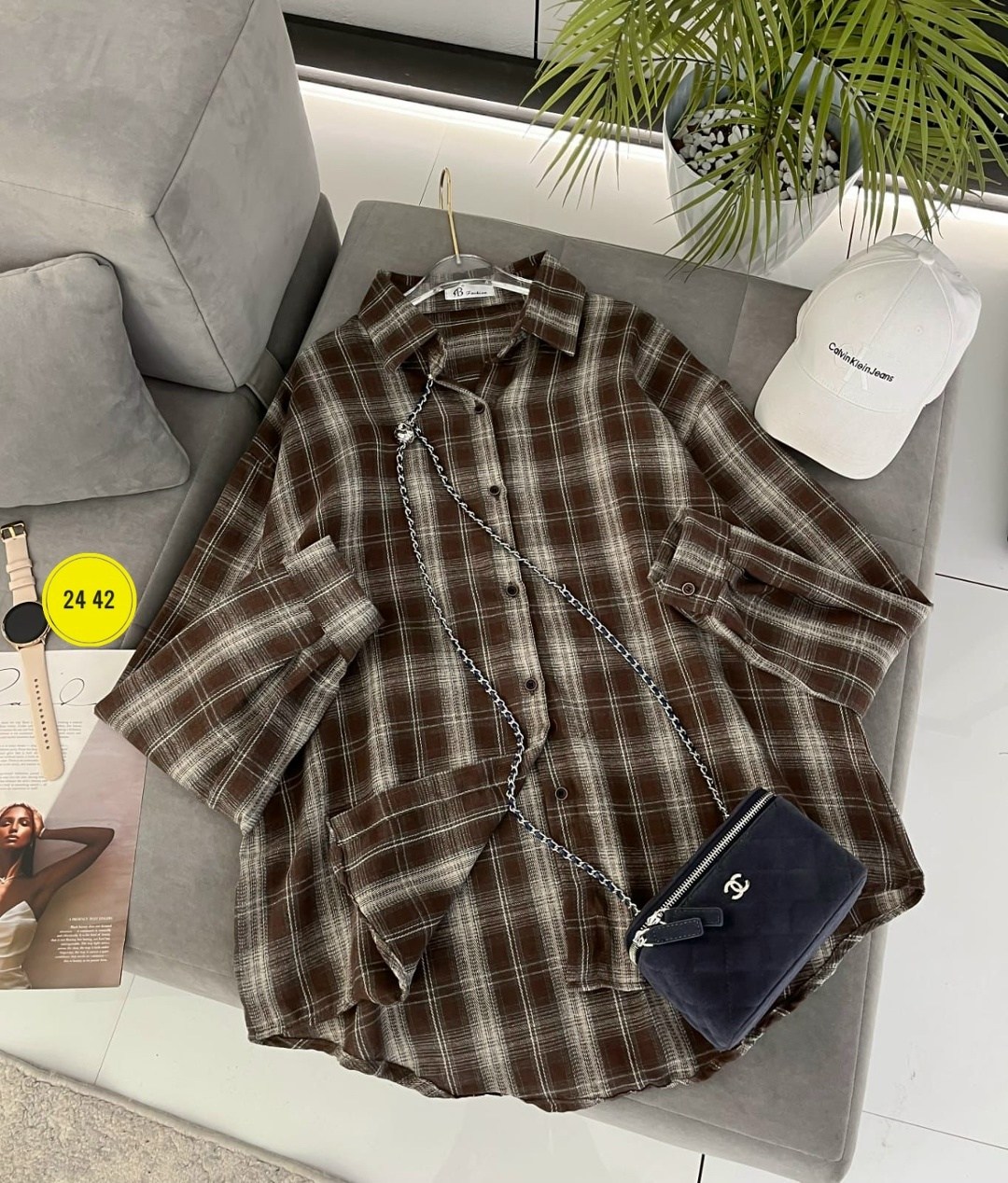 женская рубашка в клетку,женская клетчатая рубашка awen,рубашка женская оверсайз в клетку,женская рубашка,рубашка хб