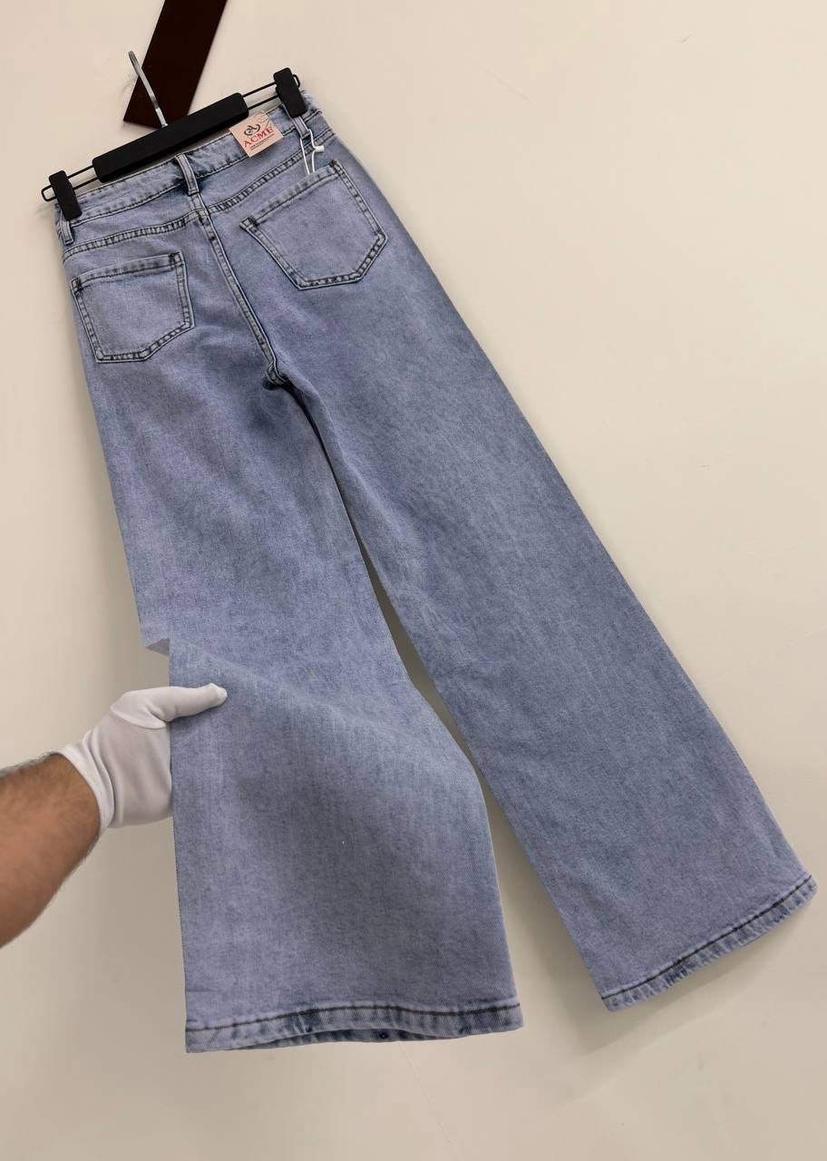 джинсы со стразами женские,брюки женские больших размеров с высокой талией с принтом джинсы широкие 6xl синий,джинсы стразы,джинсовые брюки,широкие джинсы