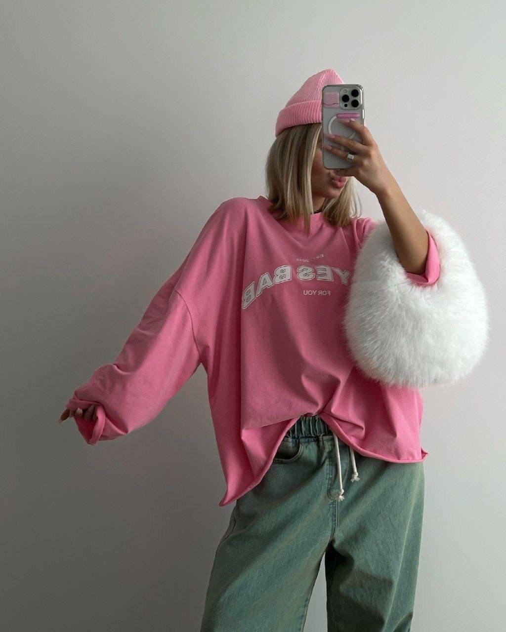 свитшот женский оверсайз трехнитка топчика,свитшот женская,футболки оверсайз с принтами,лонгсливы оверсайз розовый,свитшот женский оверсайз трехнитка