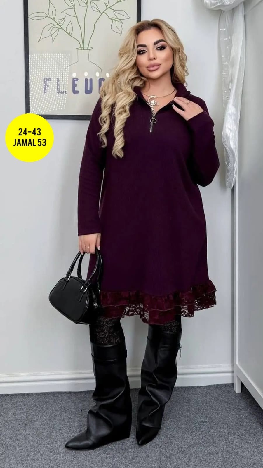 теплое платье,женское платье,платье большие размеры,платье,платье туника