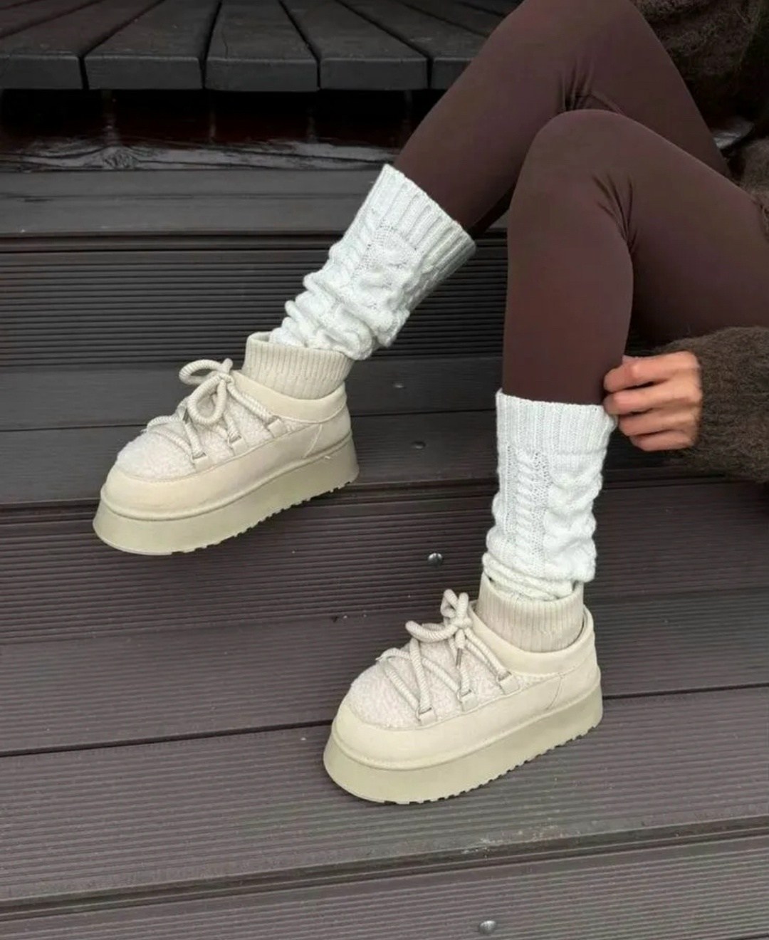 угги женские,,угги зимние на платформе,зимняя женская , женская угги зимние на платформе луноходы