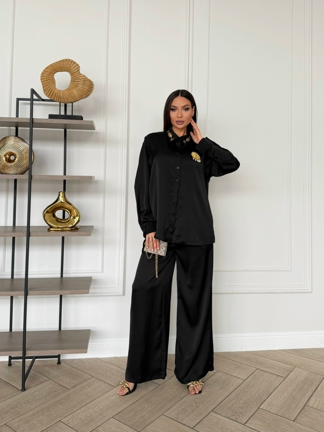 костюм с брюками,шелковый костюм,костюм классический,костюм женский,брючный комплект