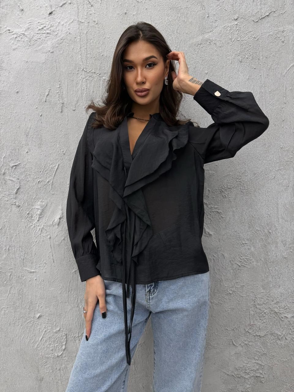 шифоновая рубашка tossy с v-образным вырезом и рюшами,белая блузка с рюшами,блузка женская,модные блузки,блуза