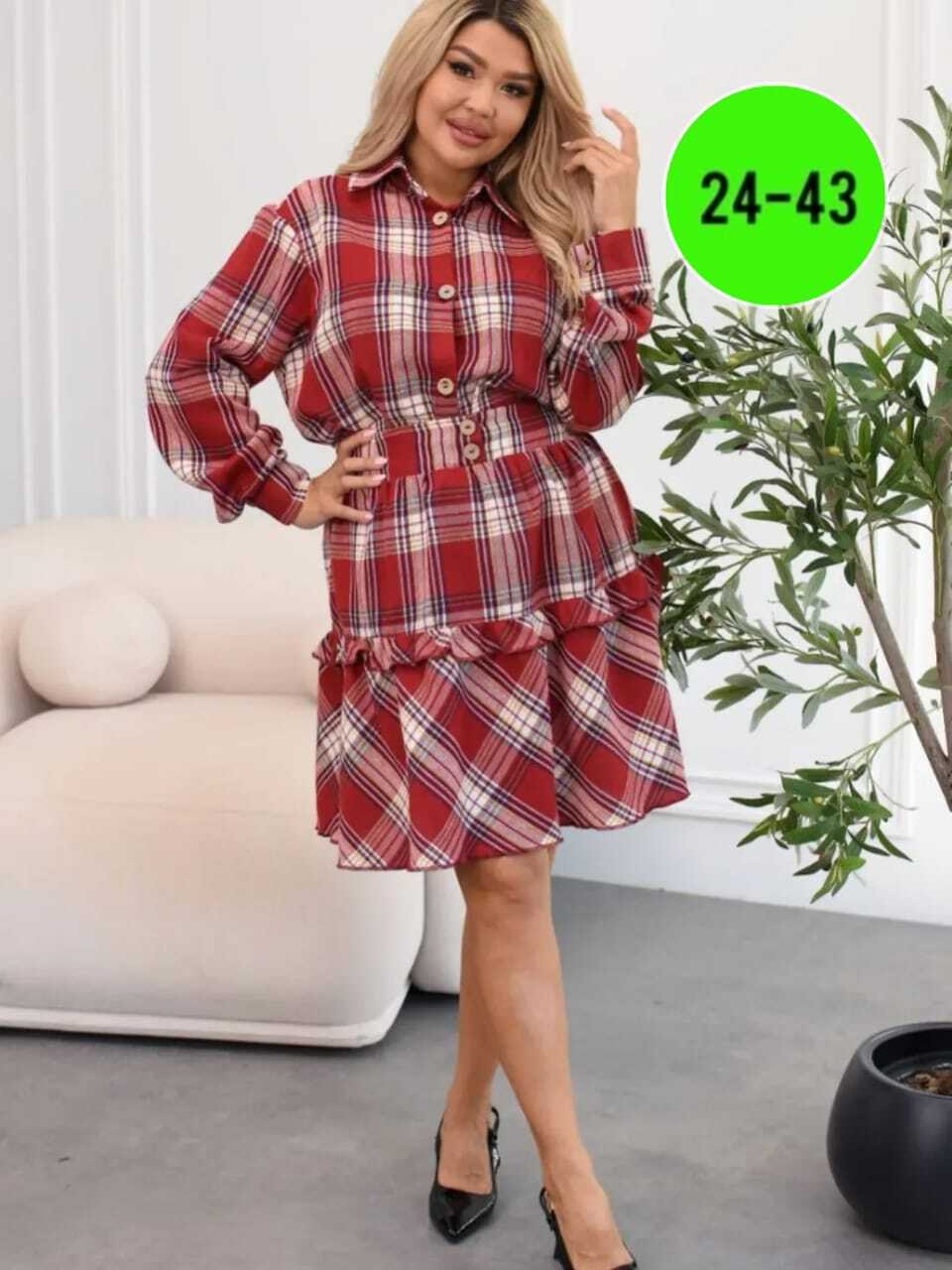 женское платье в клетку,платье в клетку,платье в клетку большие размеры,костюм женский,повседневные платья