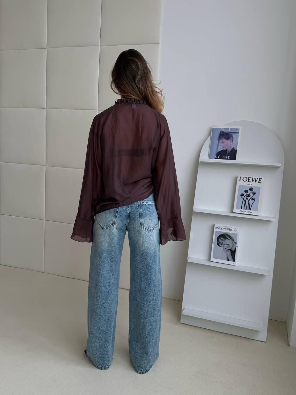 блузка шифоновая на завязках с воланами,шифоновая блузка,блузка с рюшами,блузка из шифона,блузка из вискозы с оборками love republic