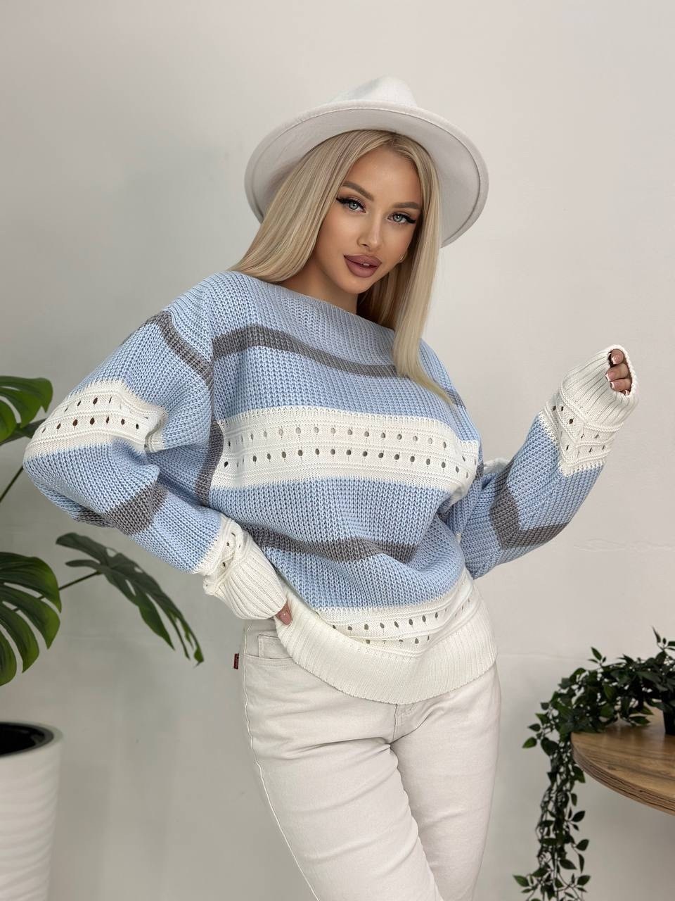 свитер вязаный в полоску,джемпер вязаный в полоску,свитер вязаная в полоску оверсайз,свитер оверсайз джемпер вязаный,женские вязаные свитера