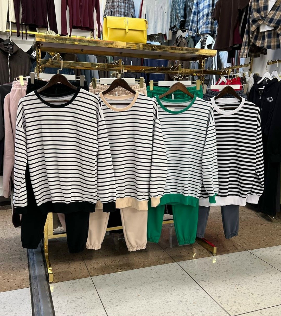 комплект свитшот полоска,джемпер в полоску,кофта в полоску,женская кофта,костюм женский двухнитка