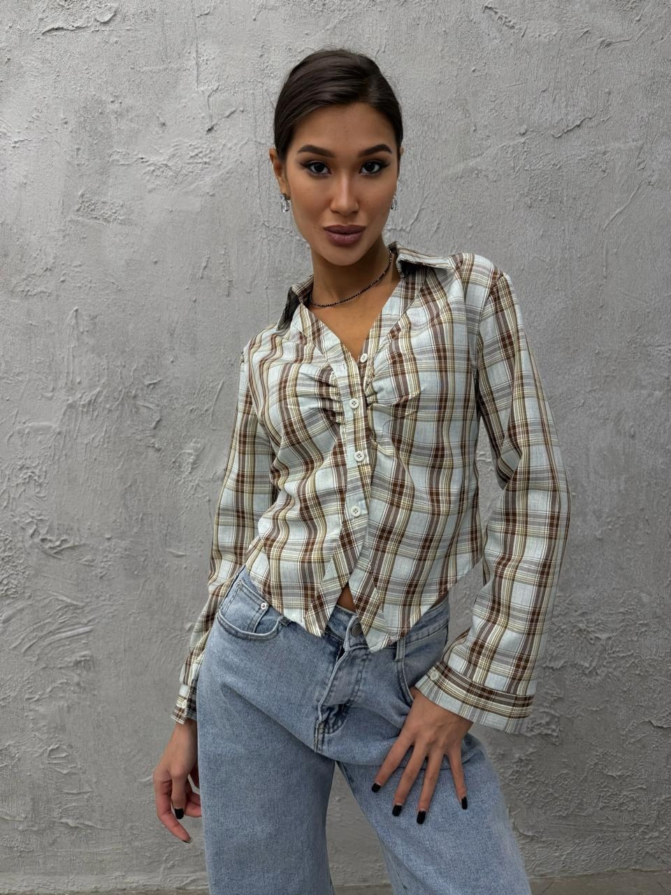 рубашка женская,блузка стильная,стильная кофта,женская кофта,рубашка оверсайз в клетку