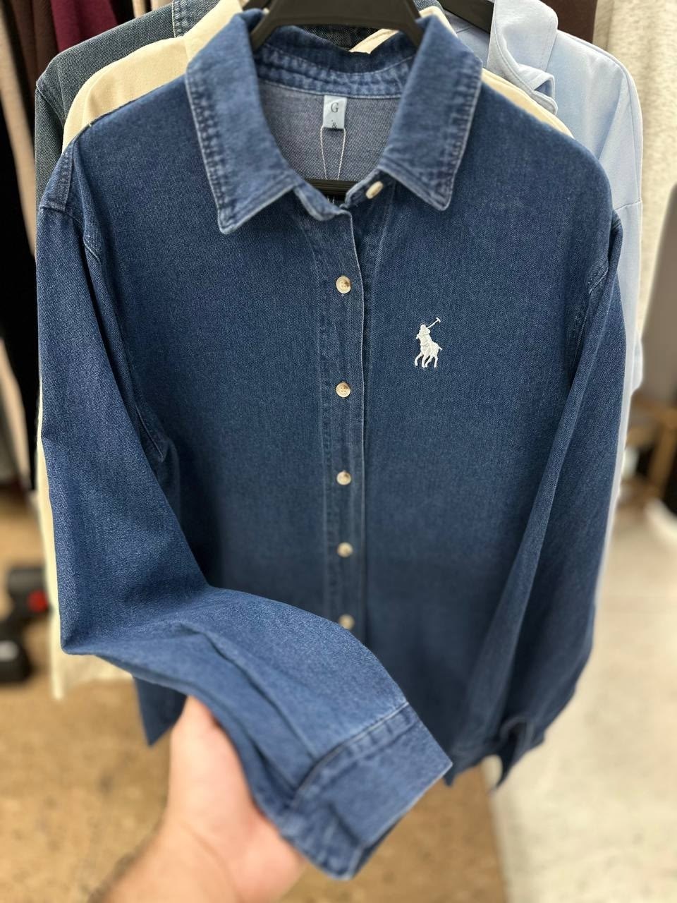 мужская джинсовая рубашка,джинсовая рубашка polo ralph lauren,джинсовая рубашка,рубашка polo ralph lauren,ralph lauren рубашка