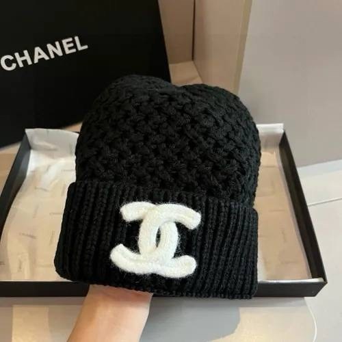 шапка chanel,вязаная шапка chanel,вязаные эластичные шапки bini chanel,шапка шанель,chanel новая осенне-зимняя модная шапка baotou