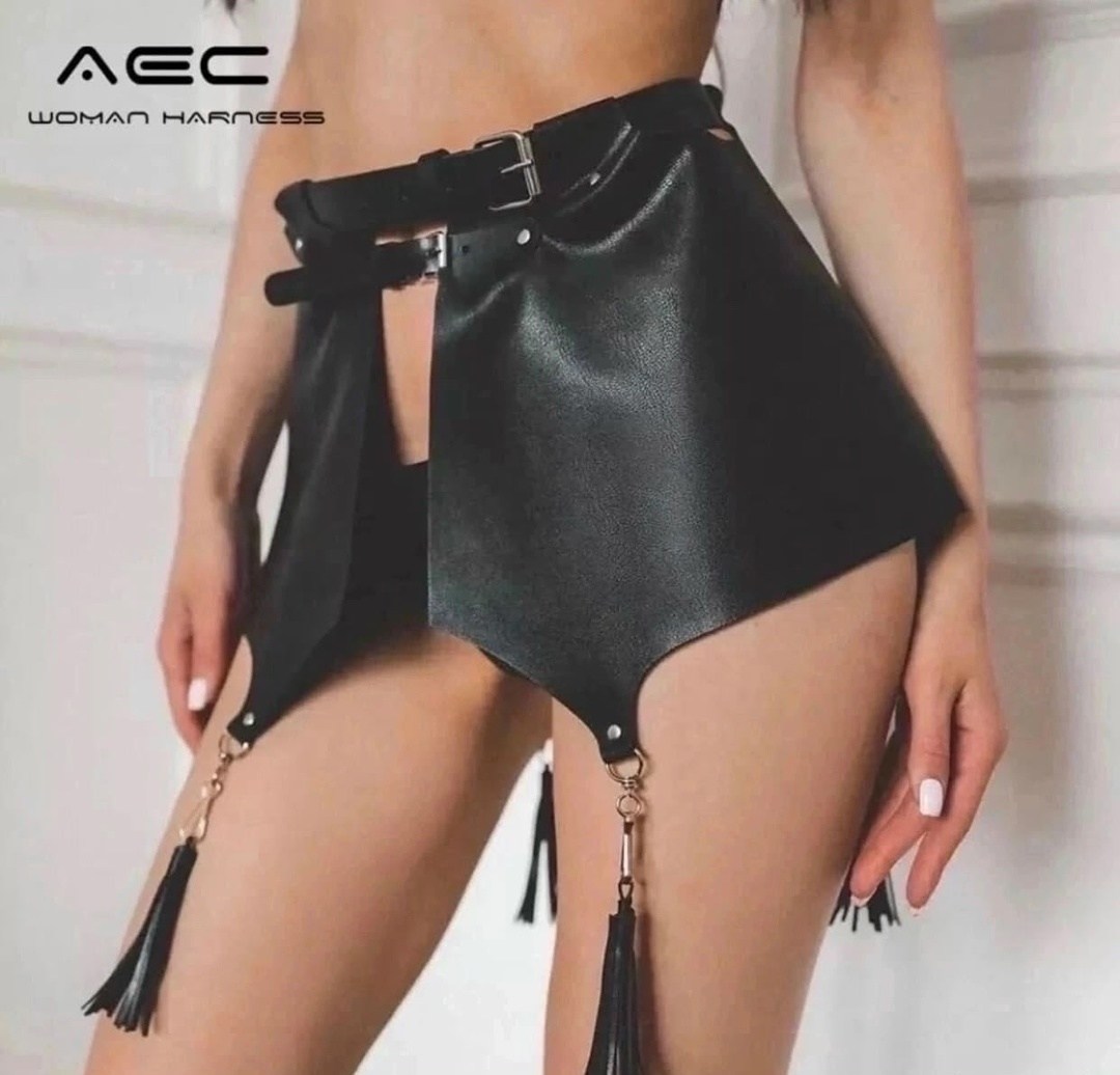 портупея с кожаной юбкой,портупея пояс на талию,портупеи женские,портупея для женщин,кожаная портупея