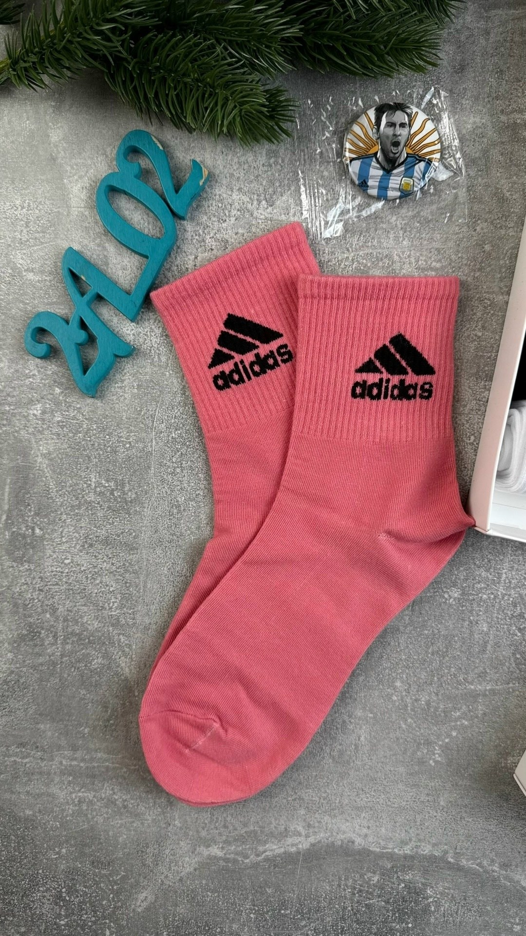 комплект носков adidas,набор носков adidas,носки adidas,носки женские adidas,носки адидас в синей коробке