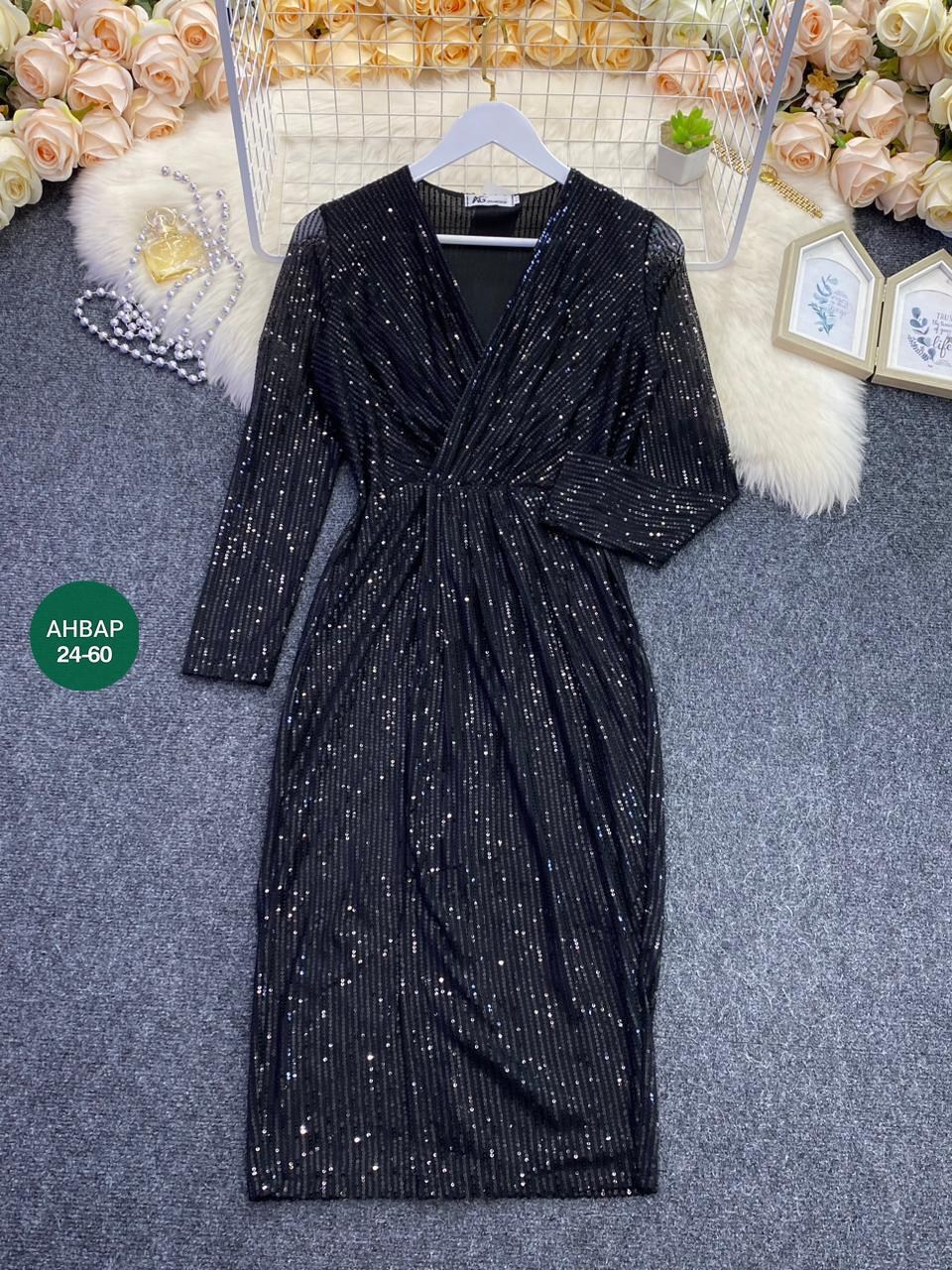 женское платье с пайетками,вечернее платье,платье женское,черное блестящее платье,платье