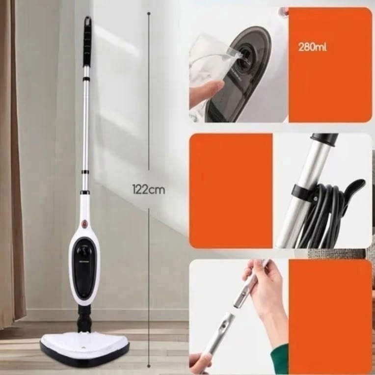 паровая швабра,паровая швабра "12 в 1" многофункциональная для уборки дома белого цвета,паровая швабра с насадками,паровая швабра и пароочиститель,паровая швабра с вертикальным отпаривателем