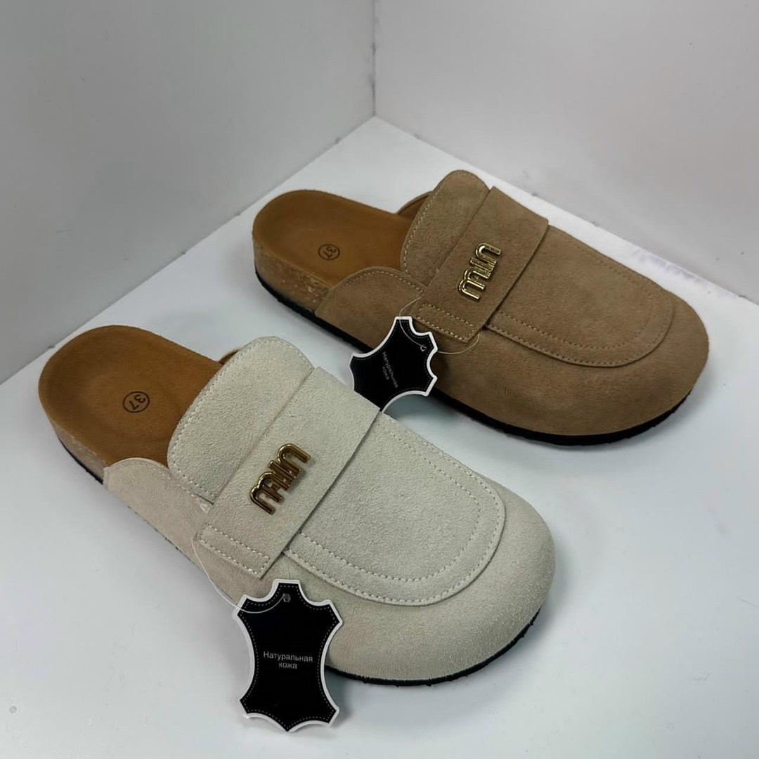 ,мюли сабо,мюли miu miu,сабо замшевые,женские шлепанцы
