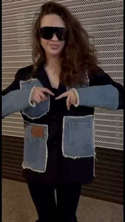 джинсовый пиджак,джинсовый пиджак женский,женский джинсовый комбинированный пиджак,джинсовая куртка,джинсовая куртка женская