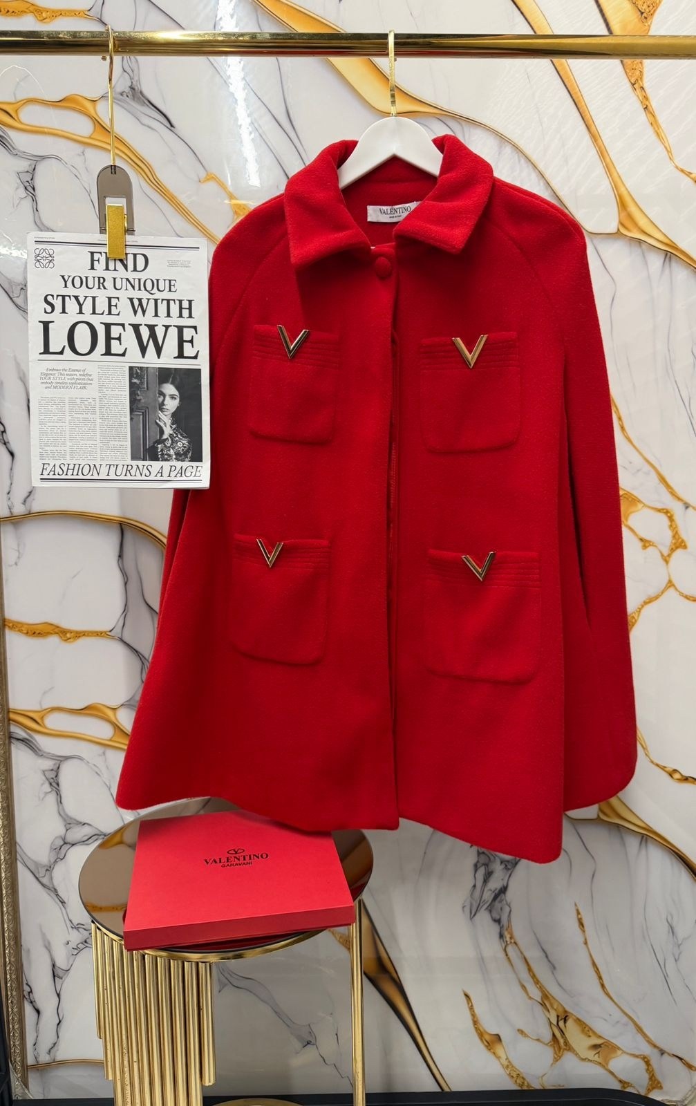 красное пальто,кейп пальто с воротником красный,модное пальто,пальто накидка