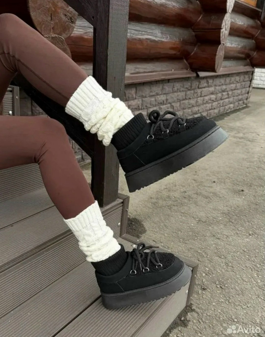 угги женские,,угги зимние на платформе,зимняя женская , женская угги зимние на платформе луноходы