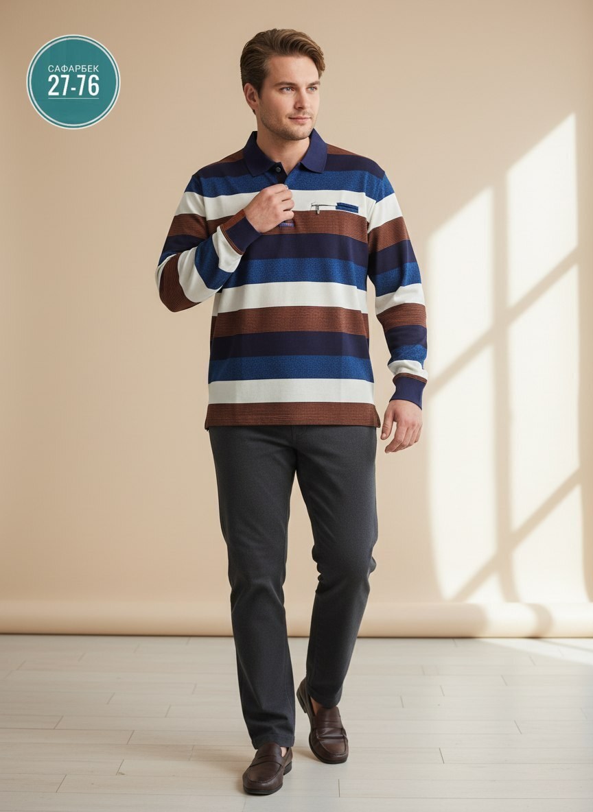стильный мужской джемпер,джемпера мужские,свитер с воротником поло,джемпер мужской в полоску,джемпер