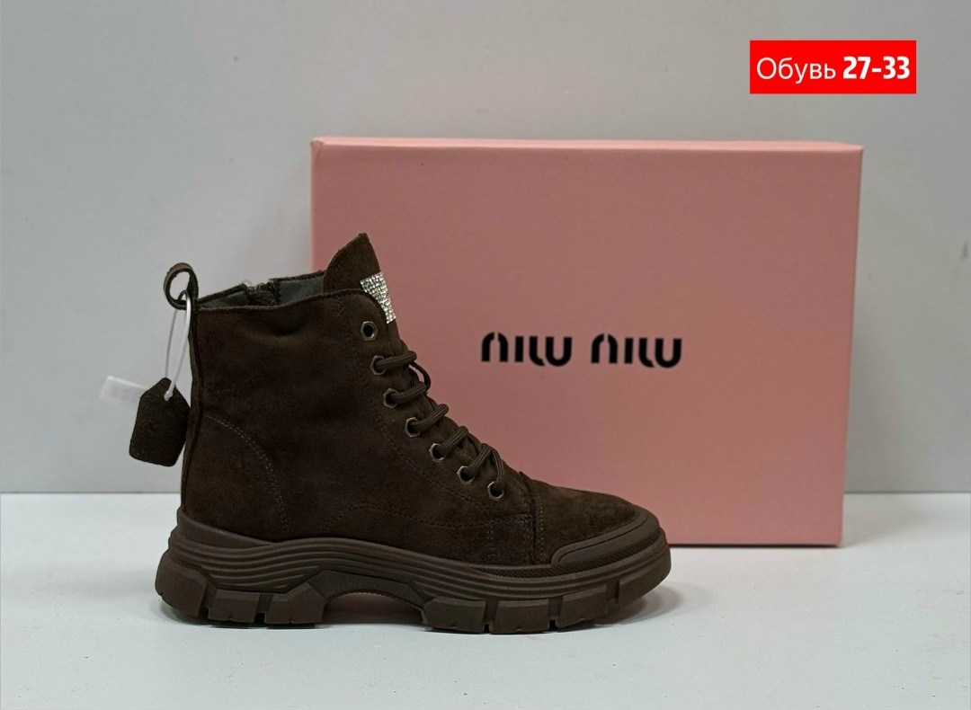 ,ботинки miu miu, женская,ботинки женские,ботинки миу миу женские зимние