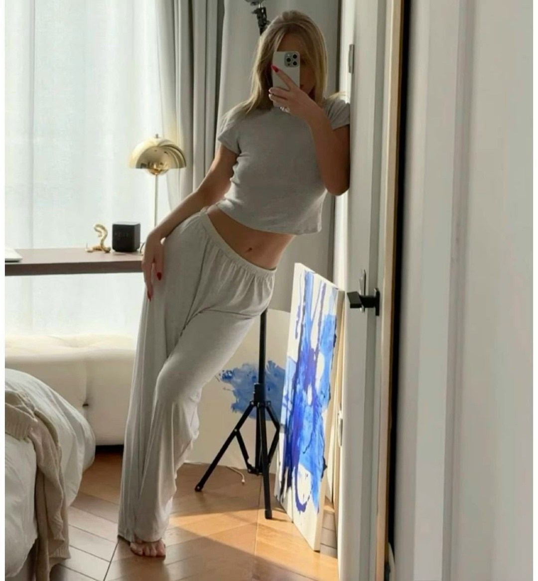 широкие брюки,хлопковый комплект с топом и брюками твое 70583222,штаны белые,свободные брюки,брюки палаццо