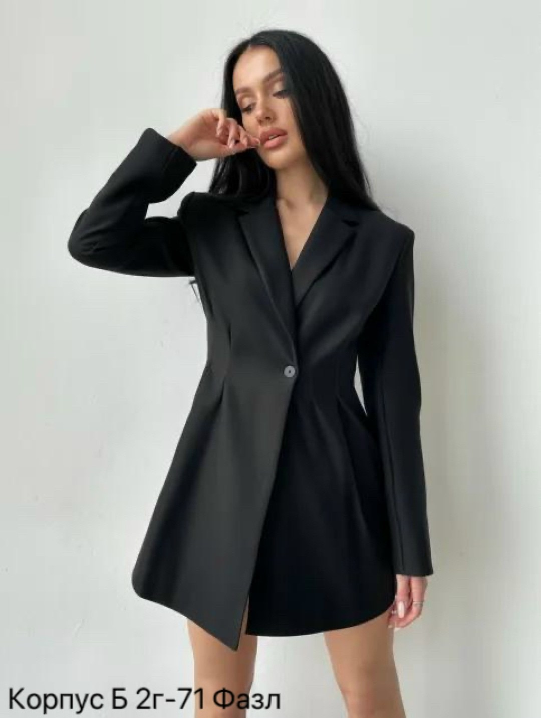 пиджак однобортный приталенный удлиненный peshi 360909891,платье-пиджак,пиджак однобортный приталенный удлиненный pesh,женский пиджак однобортный приталенный удлиненный peshi 360909891,осенние женские