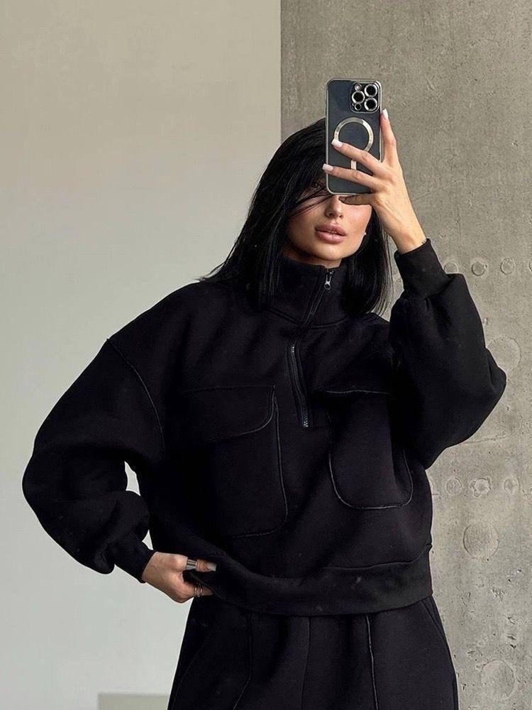 теплый костюм на флисе,костюм женский спортивный на флисе,костюм спортивный,спортивный костюм теплый с начесом trendy you,костюм на флисе оверсайз