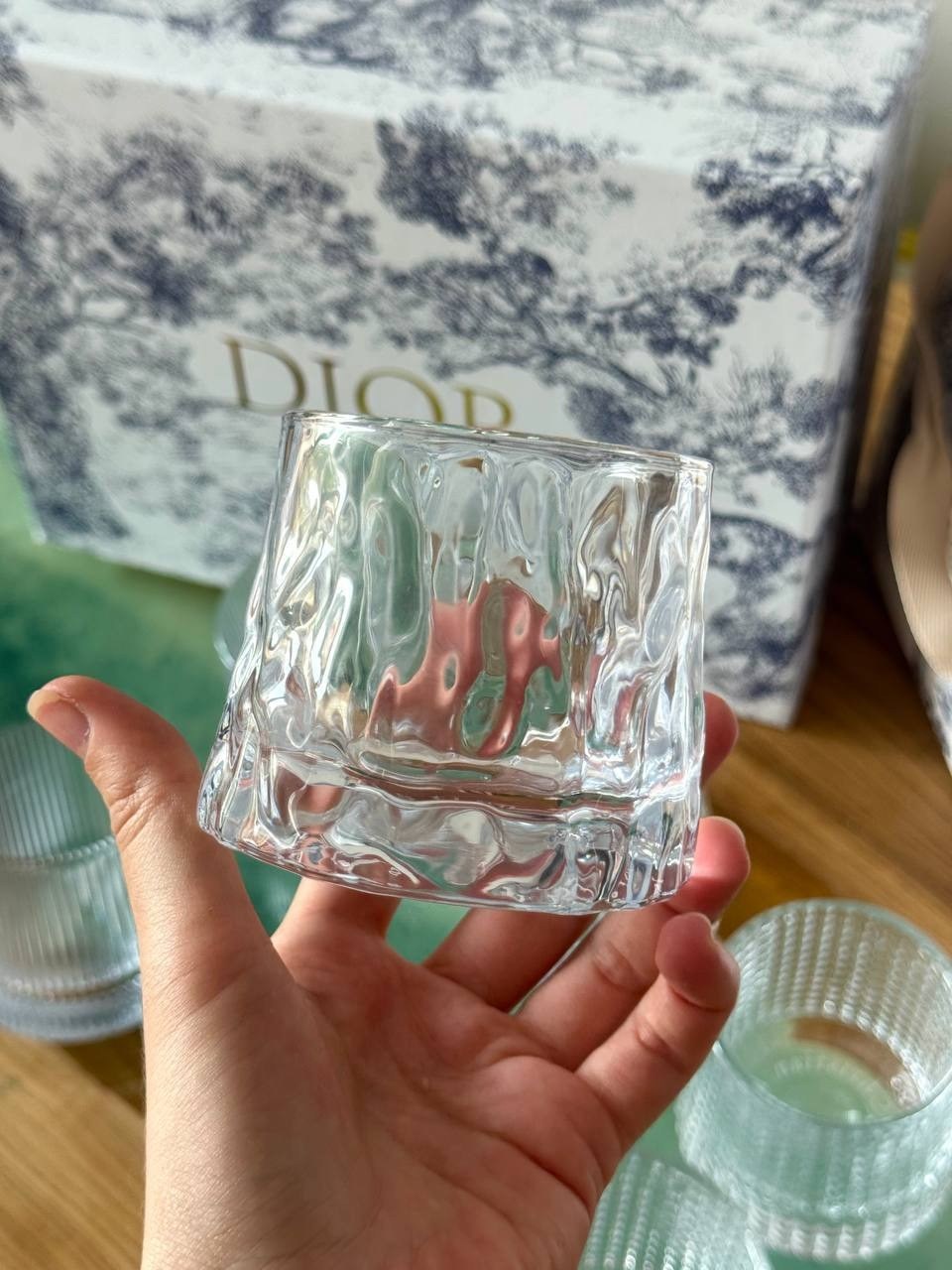 стаканы диор,dior набор,подарочный набор диор,диор посуда,хрустальные стаканы