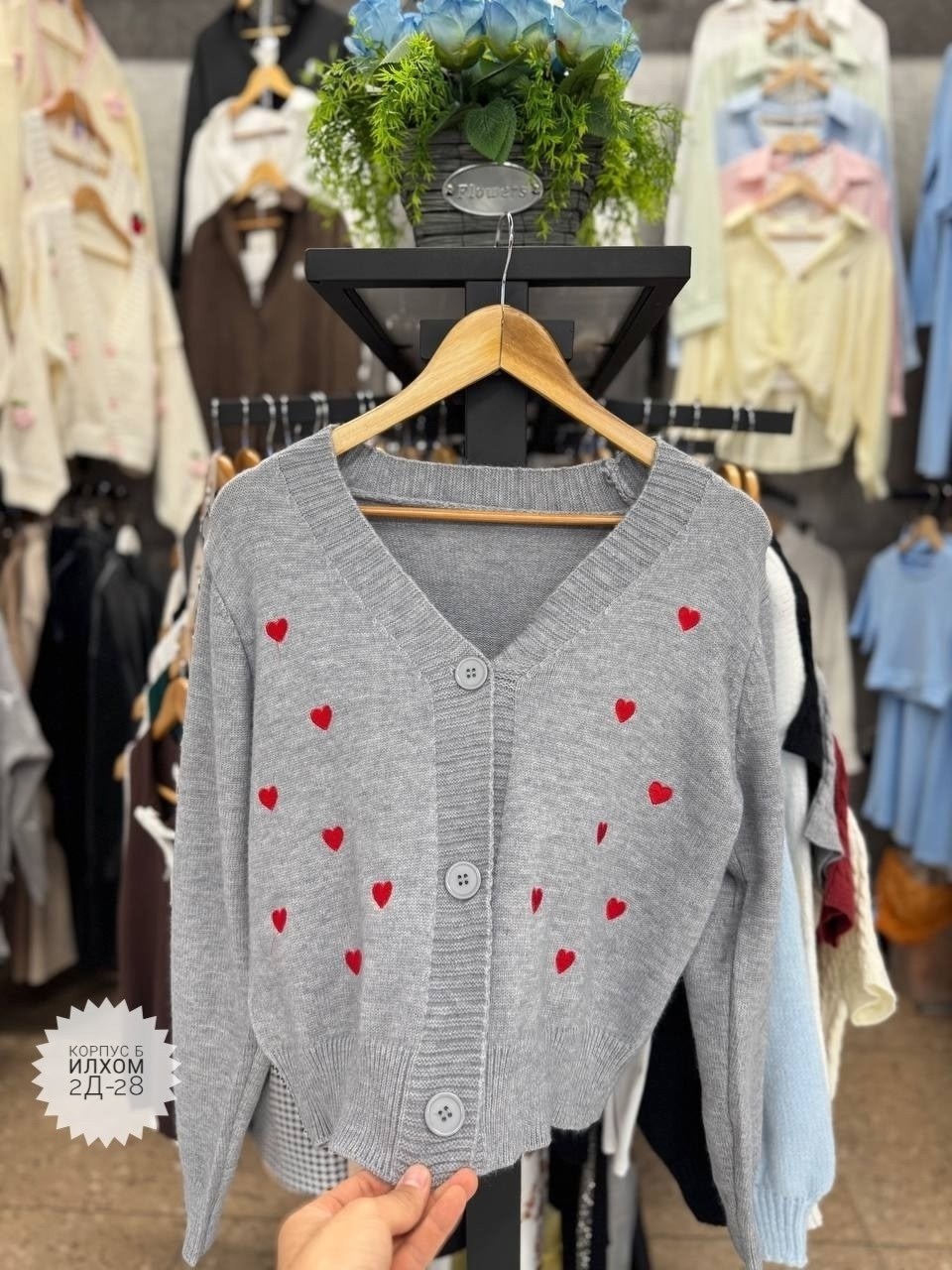 кардиган с сердечками на пуговицах,кардиган с вишенками,кардиган,кардиган с пуговицами,женские джемперы и кардиганы
