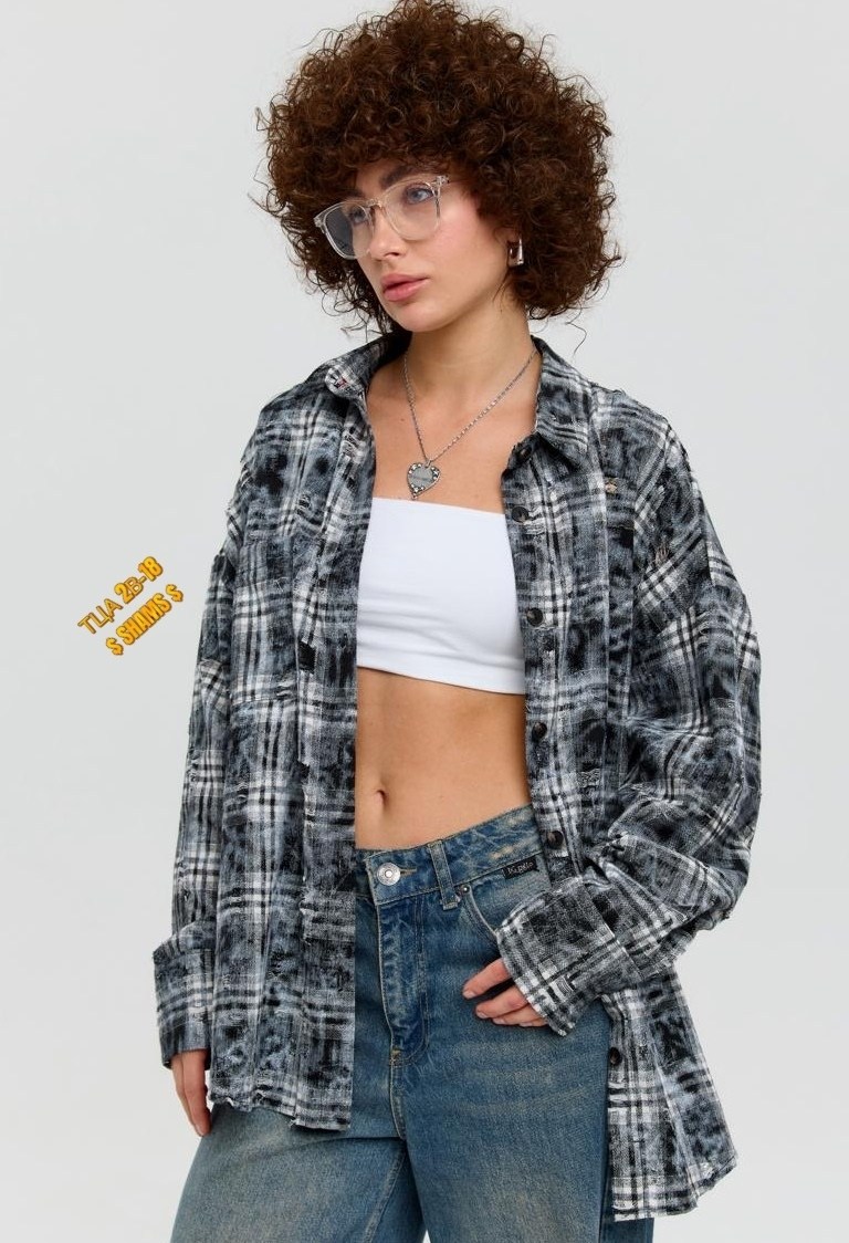 рубашка в клетку летняя оверсайз удлиненная koktash,рубашка в клетку оверсайз vittoria vicci,женская рубашка в клетку оверсайз,рубашка oversize фланелевая в клетку с карманами,рубашка в клетку женская