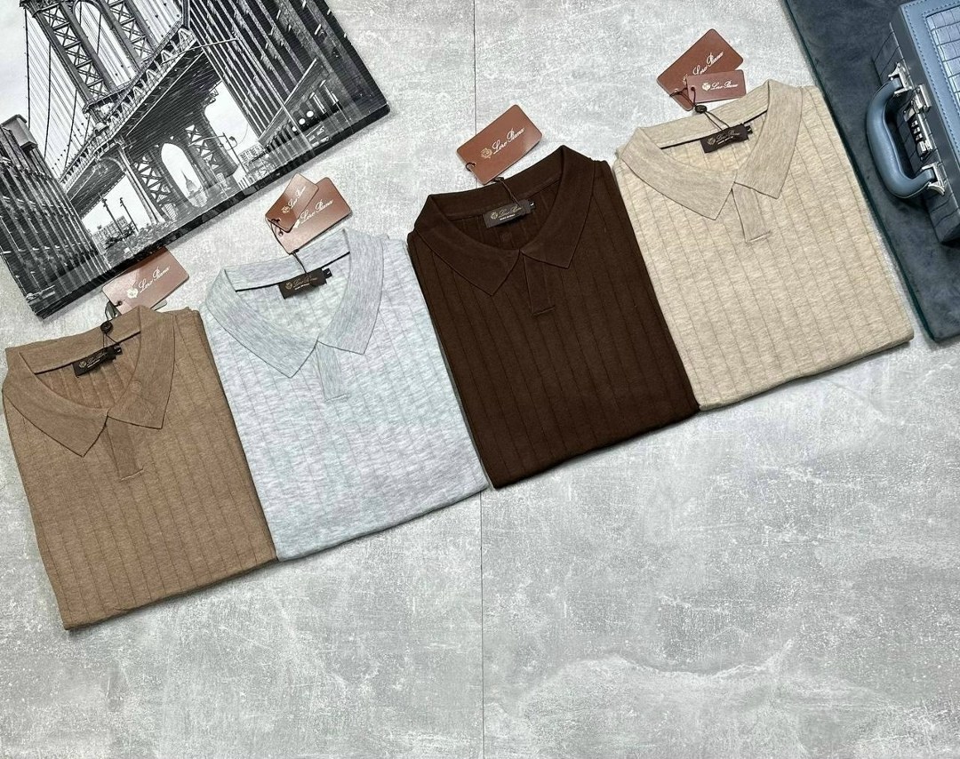 мужской джемпер,мужские свитера,свитер с воротником,поло loro piana,мужская мода