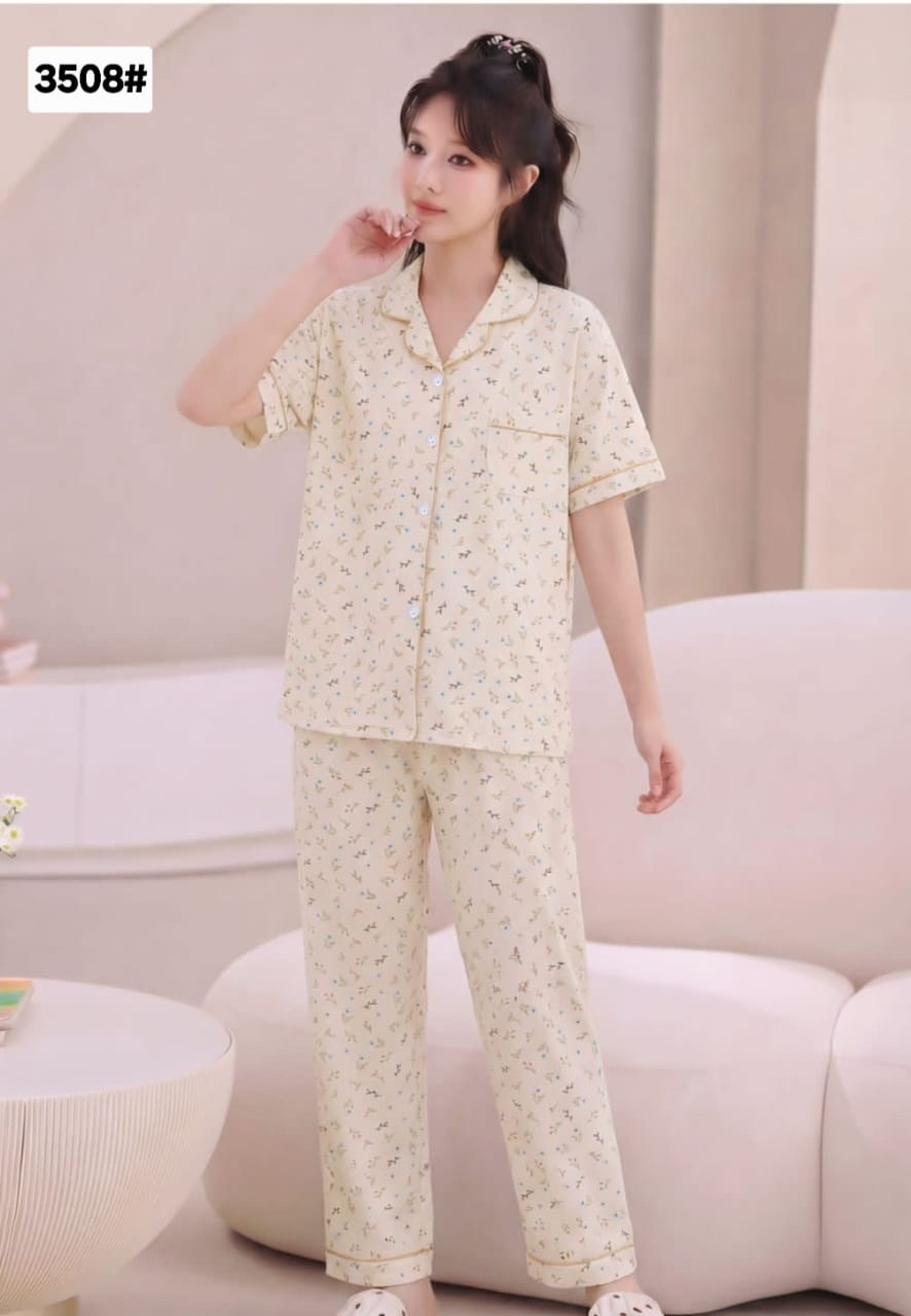 пижама муслиновая 3 в 1 с рубашкой шортами и штанами elmira_home,пижама женская,комплект пижама,пижама женская комплект,пижама женская с брюками