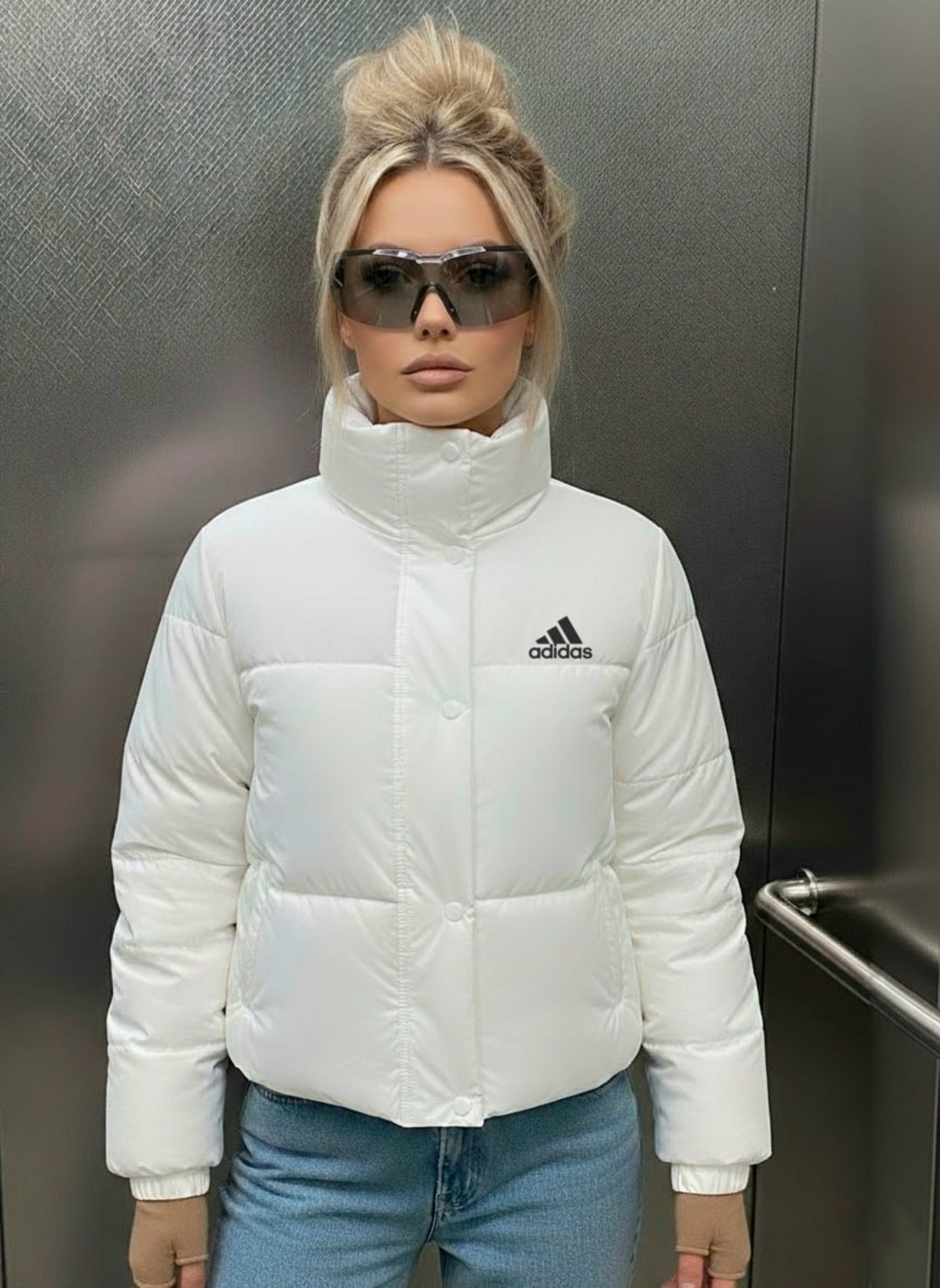 пуховик женский adidas,женская куртка adidas,куртка adidas женская белая,пуховик adidas,пуховик адидас женский белый