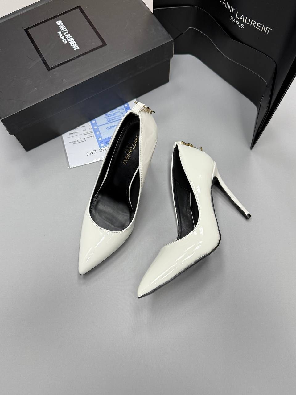 ,туфли yves saint laurent,туфли баленсиага лодочки,белые туфли,женская