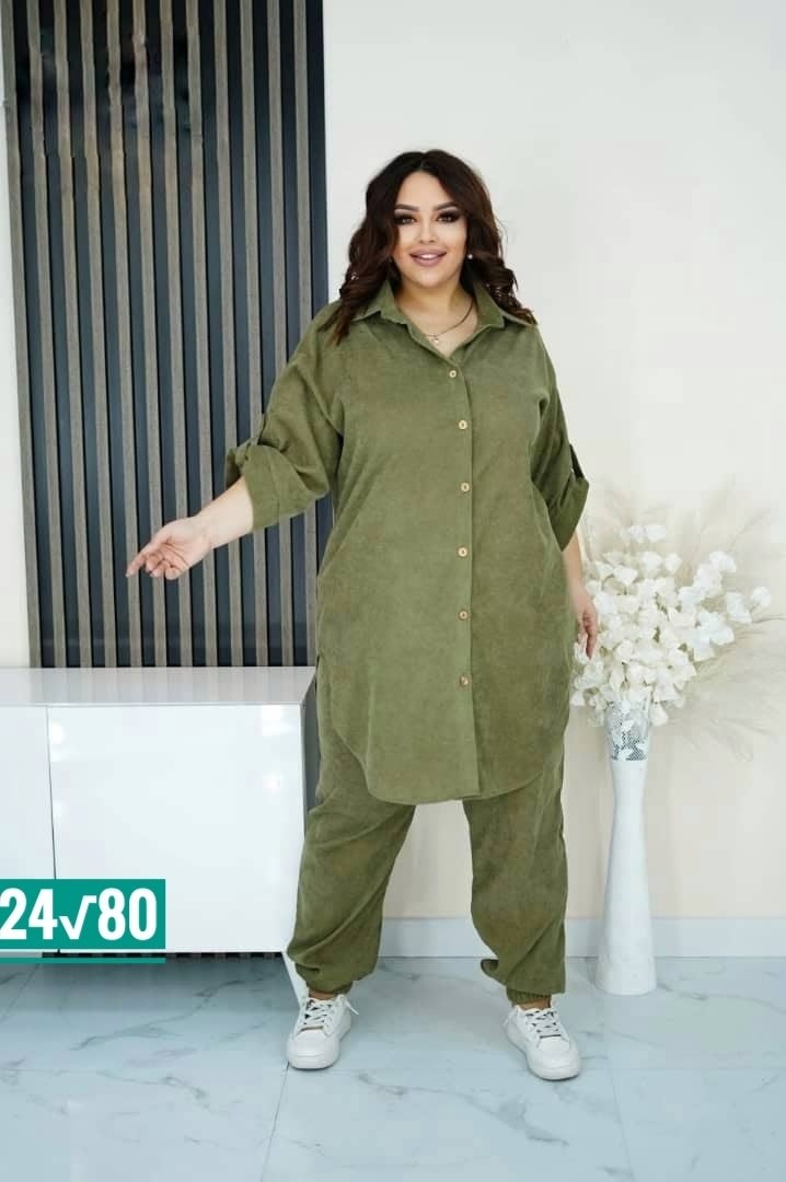 костюм вельветовый больших размеров magico 170318199,костюм двойка,костюм вельветовый больших размеров magico,женские брючные костюмы,женские костюмы