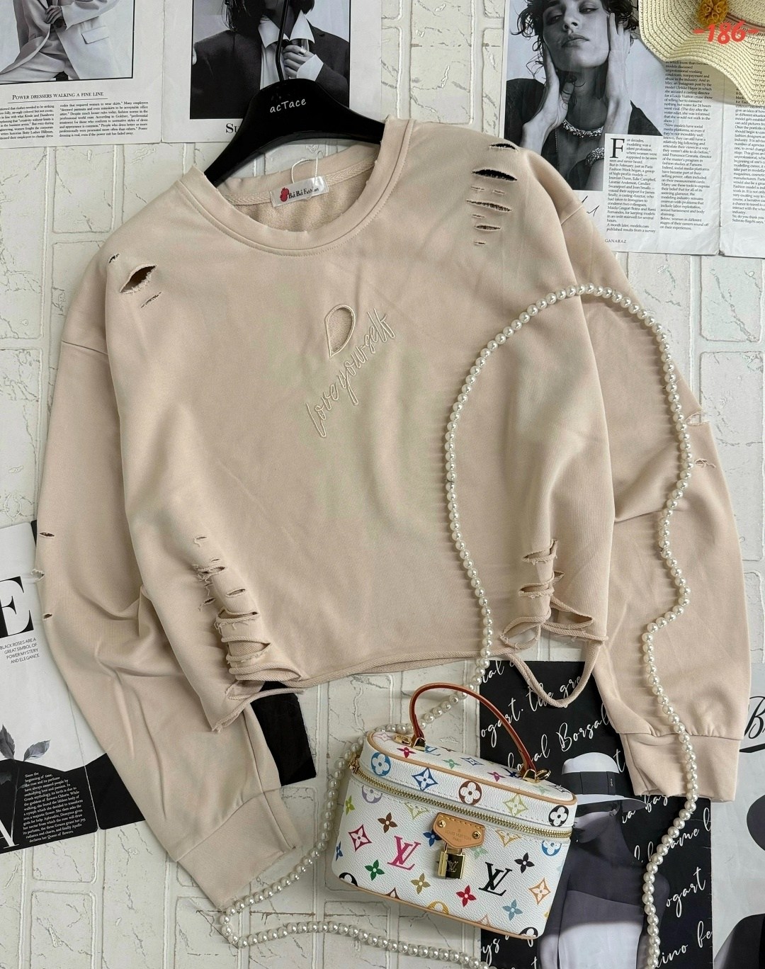 кофта оверсайз модная рваная с дырками kk fashion,женская кофта,свитшот женский,повседневная кофта,стильный свитшот