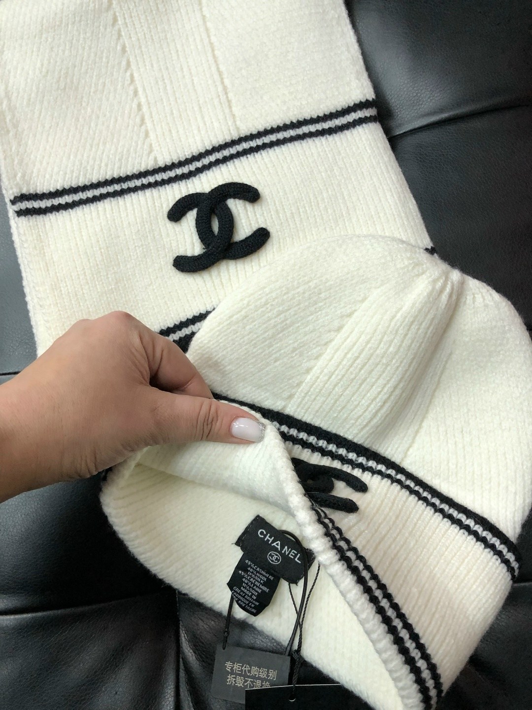 шапка chanel,шапка шанель,вязаная шапка chanel,шапка шанель оригинал,шарф chanel