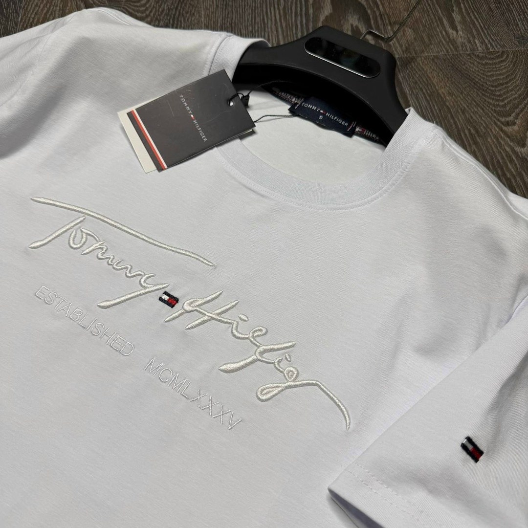 мужская футболка tommy hilfiger,футболки tommy hilfiger,футболки для мужчин,мужская футболка,футболки мужские белые