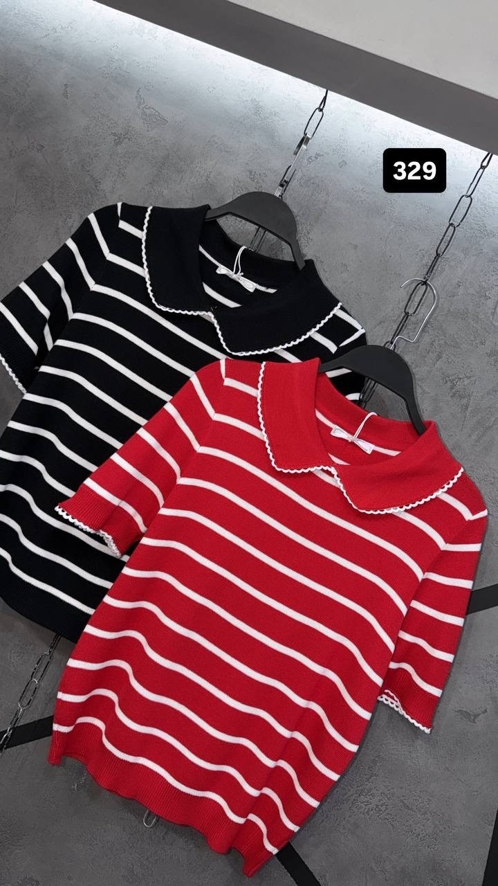 кофточка в полоску,кофта,кофточка,футболки с воротником,женская футболка-поло с короткими рукавами в полоску