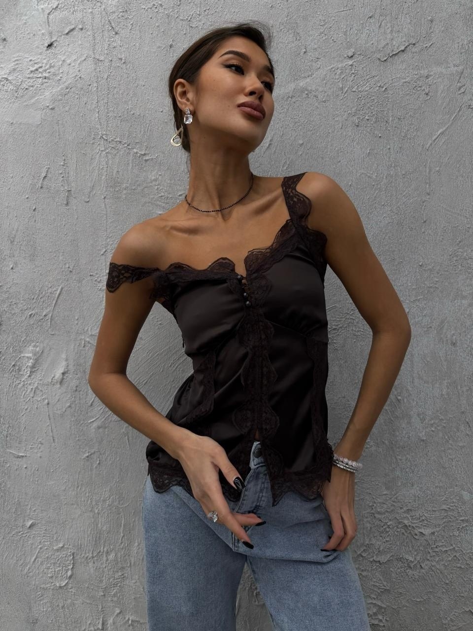 женские топы,топ с кружевом,топик женский,шелковая майка с кружевом,кружевной топ женский